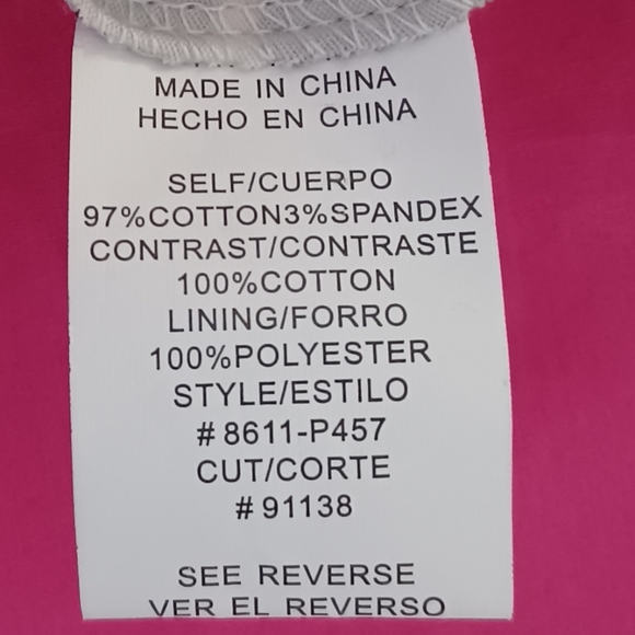 NWT City Studio 13 White Blk Floral Hot Pink Trim Formal Party Prom A-line Dress - Picture 7 of 14